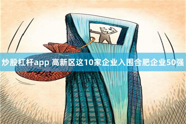 炒股杠杆app 高新区这10家企业入围合肥企业50强