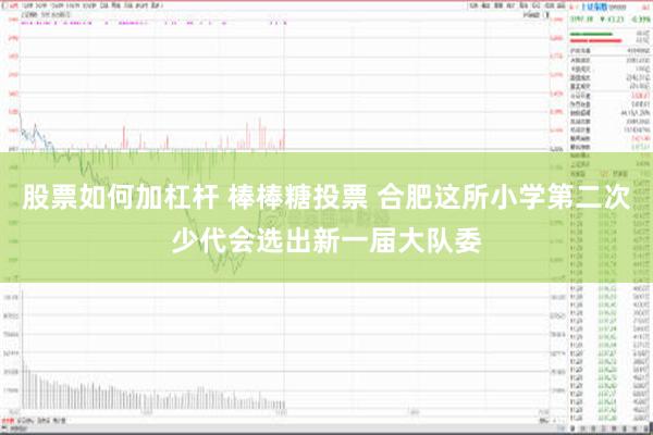 股票如何加杠杆 棒棒糖投票 合肥这所小学第二次少代会选出新一届大队委