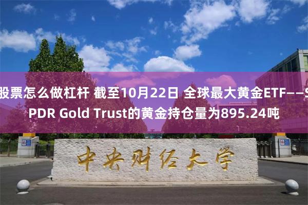 股票怎么做杠杆 截至10月22日 全球最大黄金ETF——SPDR Gold Trust的黄金持仓量为895.24吨